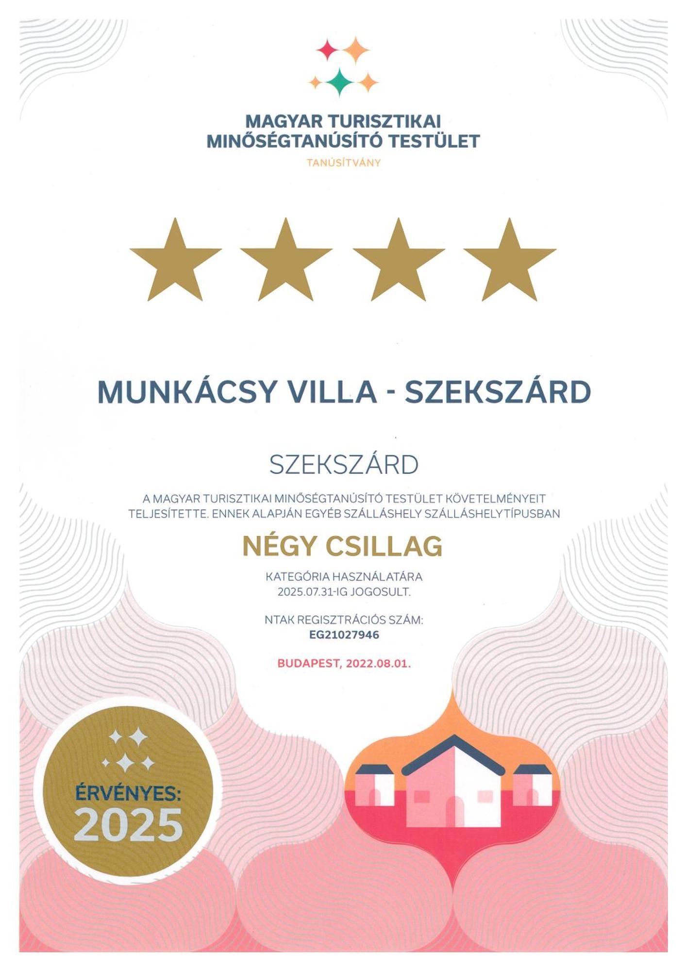 Munkacsy Villa - Szekszard Exterior photo
